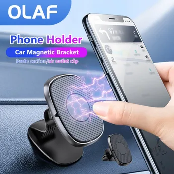 Магнитный кронштейн для выпуска воздуха Автомобильный держатель телефона в автомобиле Универсальный мобильный телефон с поддержкой GPS для iPhone Huawei Xiaomi Samsung