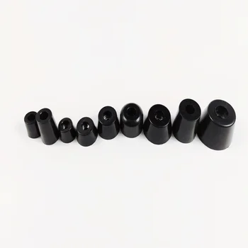 16-200 шт. большой размер черная резиновая накладка для ног черная круглая резиновая накладка для ног с прокладкой машинный инструмент нескользящие резиновые ножки для шкафа