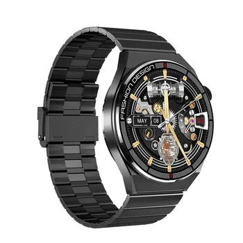 Умные часы H4 MAX Мужские 1,45-дюймовый большой экран Bluetooth Вызов Беспроводная Зарядка Браслет NFC Фитнес Спортивные Умные часы Наручные часы