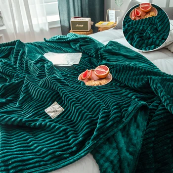WASART Постельное одеяло зимнее теплое пушистое фланелевое покрывало чехол для дивана из кораллового флиса покрывало на кровать для взрослых детский декор