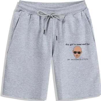 Мужские шорты Funny Mr. Worldwide круто для мужчин Досуг 100% Хлопок круто для мужчин печать круто круто