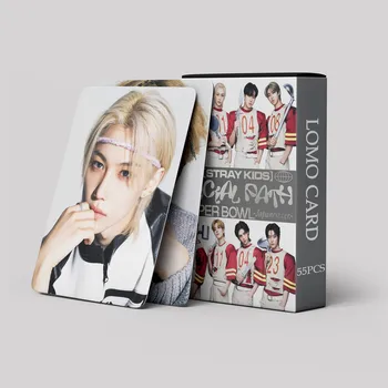 Предпродажа Kpop Idol 55 шт. /компл. Lomo Card Альбом социальных открыток для бездомных детей, Новая коллекция подарков для поклонников фотопечати