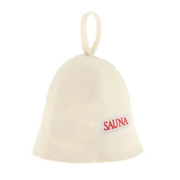 Шапка для сауны Русская кепка Saunahut Saunahattu из шерстяного войлока, женская и мужская