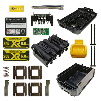 Литий-ионный аккумулятор DCB200 Пластиковый корпус для защиты от зарядки печатной платы для Dewalt 18 В 20 В 6,0 Ач Корпус инструмента