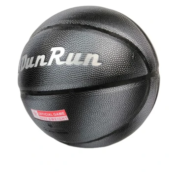 Баскетбольный мяч на заказ по более низкой цене, Модная черная искусственная кожа, размер баскетбола 7