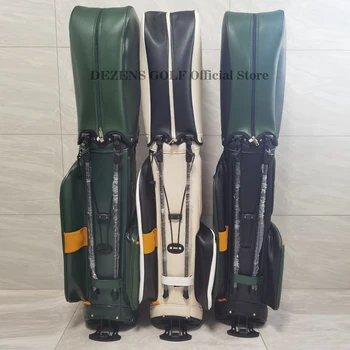2023 Новая Черно-зеленая сумка-держатель для гольфа Женская PU Водонепроницаемая сумка для гольфа Caddy Bag 골프용품