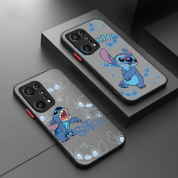 Симпатичный Чехол Disney Stitch Для OPPO Realme 11 10 9 Pro Plus 9i 8i 7i 6S 5 6i 5i Pro Global 4G 5G Матовый Полупрозрачный Чехол Для Телефона