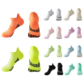 Новые Весенние Мужские Носки AnkleThick Трикотажные Спортивные Носки Для Фитнеса На Открытом воздухе Дышащие Быстросохнущие Износостойкие Короткие Носки Для Бега