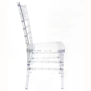 Интегрированный дизайн Дешевый стул Chiavari из прозрачной акриловой смолы для свадьбы