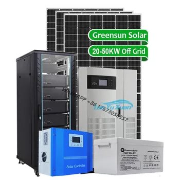 Greensun Комплектная автономная солнечная система мощностью 50 кВт, Фотоэлектрическая панель мощностью 50 кВт 