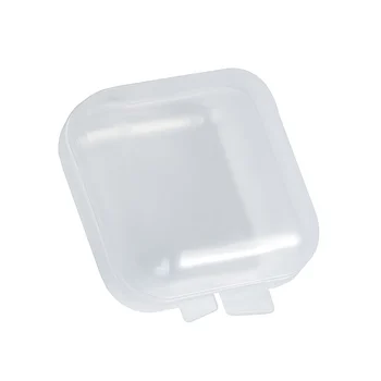 Портативная пылезащитная коробка большой емкости для хранения мини-таблеток, портативная пластиковая коробка для колец, серег, аксессуаров для волос