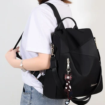 Модный женский рюкзак из водонепроницаемой ткани Оксфорд, школьные сумки для девочек-подростков, повседневные женские сумки через плечо, большой рюкзак для путешествий