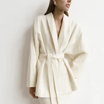 Осенне-зимний Новый шерстяной Темпераментный комплект 2023 года, Теплое женское пальто свободного кроя, тонкая юбка-сумка
