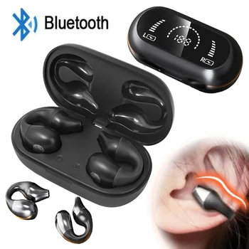 Беспроводные наушники Bluetooth 5.2 с костной проводимостью S03 с шумоподавлением, спортивные наушники с микрофоном, наушники-вкладыши для гарнитуры