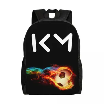 Футбольный рюкзак KM Mbappe Для мужчин и женщин, школьный рюкзак для ноутбука, сумки для студентов колледжа