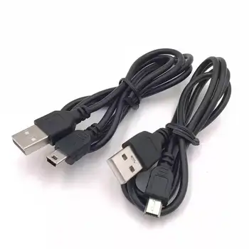 20 шт./лот Кабель Mini USB 2.0 5Pin Mini USB-USB Зарядное Устройство для Передачи данных Кабели для MP3 MP4 Плеера Автомобильный Видеорегистратор GPS Цифровая Камера HD Smart TV