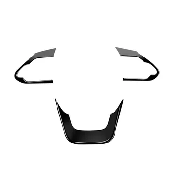 Автомобильная Яркая Черная Накладка на панель рулевого колеса, Декоративная наклейка для Voxy Noah 90 серии 2022 +