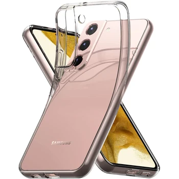 Прозрачный Силиконовый Чехол Для Телефона Samsung Galaxy S23 S22 S21 Ultra S20 Plus Ultra Slim Shell S10 Lite S8 S9 Plus Простая Крышка Телефона