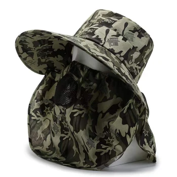Камуфляжные солнцезащитные кепки, кепки для фотосъемки, кепки для рыбалки, кепки для пеших прогулок, мужские кепки
