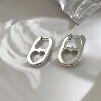 Роскошные женские серьги-кольца с сердечками для пирсинга Sweet Huggies, подарок на свадьбу e414