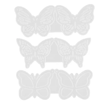 Бабочка Эпоксидная форма Ювелирные формы из смолы Подвесное украшение Силиконовая серьга Кулон своими руками