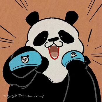 Аниме Брелок для ключей Jujutsu Kaisen Panda Акриловый Брелок для ключей с фигуркой Подвесные Аксессуары 6 см