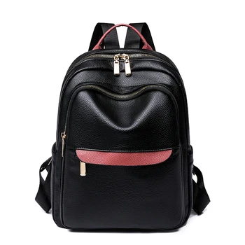 Женский рюкзак большой емкости, кошельки, высококачественная кожаная женская винтажная сумка, Школьные сумки, Дорожный рюкзак, Женская сумка для книг, рюкзак