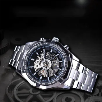 2023 Мужские роскошные водонепроницаемые кварцевые часы Three Eyes со стальным браслетом, мужские простые деловые часы, лучший бренд мужских часов