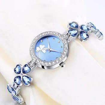 Элегантные Простые женские часы с циферблатом в виде бабочки, женские модные роскошные часы для одевания, Повседневные женские кварцевые кожаные часы
