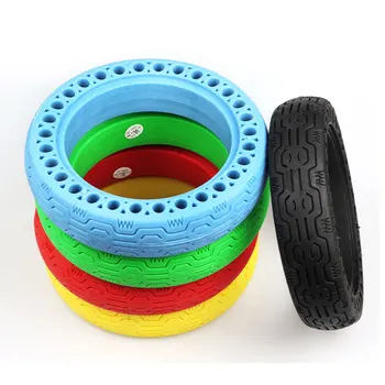 Профессиональная моторизованная шина для скутера 8,5 дюймов без накачки с рисунком амортизации honeycomb Безвоздушная шина honeycomb tire оптом