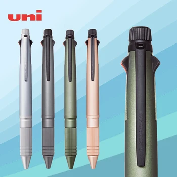 Многофункциональная шариковая ручка /механический карандаш Uni Metal 5 в 1 матовая краска jetstream Гелевая ручка с низким центром тяжести Офисная