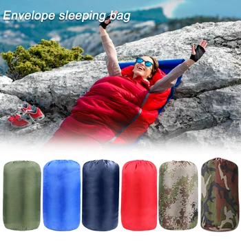 Хлопковый спальный мешок, удобный водонепроницаемый спальный мешок, легкий с компрессионным мешком для 3-х сезонных путешествий, кемпинга, пешего туризма