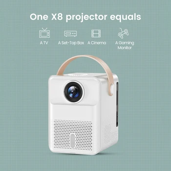 ISINBOX X8 Проектор Android Портативный Домашний Кинотеатр 1080P HD Видео Bluetooth WiFi Светодиодный Проектор 4000 Люмен Проекторы