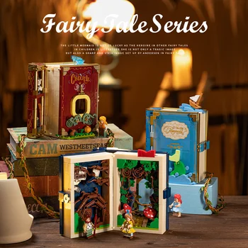 Wekki Original 506171 Disney Classic Fairy Tale Town Строительные Блоки Книга Полная Коллекция Головоломка В Сборе Орнамент Игрушки Подарки