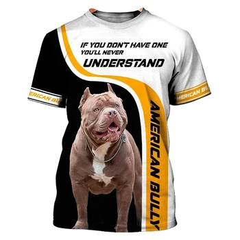 Мужская футболка, спортивная мужская одежда, летний уличный топ с 3D-принтом, короткий рукав с рисунком собаки, повседневная модная футболка для бега
