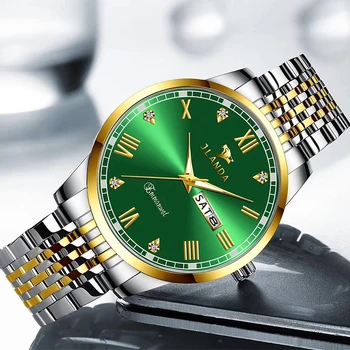 JLANDA 2023 Новые модные часы из нержавеющей стали Водонепроницаемые Мужские спортивные кварцевые часы класса Люкс от ведущего бренда Relogio Masculino