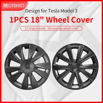 1 шт. колпак 18 дюймов Крышка колеса для Tesla Модель 3 Колпак колеса Полное покрытие Крышка колеса