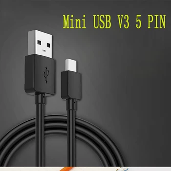 3M USB 2.0 5Pin Mini USB to USB A Быстрое Зарядное Устройство Для Передачи данных Power V3 Кабели Для PS3 Автомобильный Видеорегистратор GPS TV HDD Мобильный Жесткий Диск box