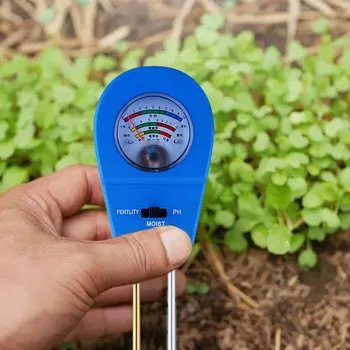 Анализатор влажности PH Профессиональный измеритель PH Датчик влажности почвы Точный Водонепроницаемый Инструмент Садовое растение Инструмент для цветоводства