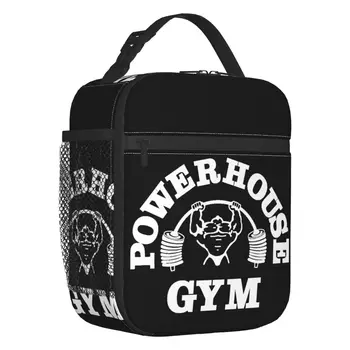 Сумка для ланча Powerhouse Gym с термоизолировкой, Женская сумка для наращивания мышечной массы, Портативная сумка для ланча, коробка для хранения продуктов на открытом воздухе в кемпинге.