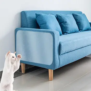 Защита дивана для кошек Двухсторонняя Липкая лента для защиты дивана от царапин Угловая защита мебели от кошачьих царапин