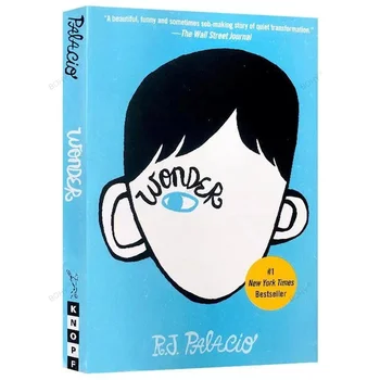 Вдохновляющий роман Wonder Wonder Boy Р.Дж. Паласио на английском Оригинальная Книга на английском языке для внеклассного чтения