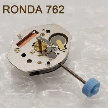RONDA 762 High 3/5 Трубчатый Механизм H3/H5 Кварцевый Механизм с Ручкой Запасные Части для Часовщиков