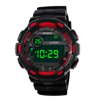 Мужские роскошные Цифровые светодиодные часы с датой, спортивные электронные часы на открытом воздухе для мужчин, модные водонепроницаемые светящиеся часы Reloj Hombre