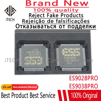 1шт ES9038pro ES9028pro ES9038 ES9028 Микросхема DAC IC 100% Оригинал Аутентичный Для аудиоусилителей Hi-FI DAC