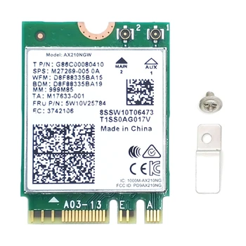 83XC 2400 Мбит/с Wifi-карта AX210NGW Трехдиапазонная беспроводная WiFi-карта 6E 802.11ac Ax