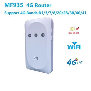 Глобальная версия разблокирована ZTE MF935 4G LTE мобильный Wi-Fi маршрутизатор cat4 150 Мбит/с карманная точка доступа Wi-Fi