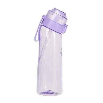 650 МЛ Надувная бутылка для воды с ароматом, чашка для ароматной воды, спортивная модная бутылка для воды на открытом воздухе, фруктовый стручок, кольцевая бутылка для воды.
