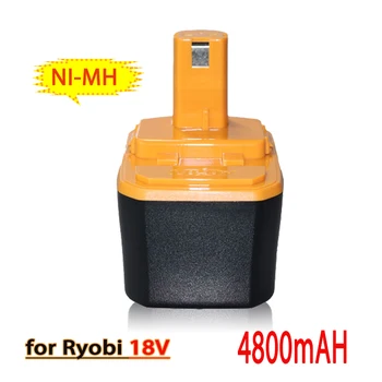Сменный аккумулятор 18V 4800mAh, Совместимый с Беспроводными Электроинструментами Ryobi P100 P101 ABP1801 ABP1803 BPP1820 ABP1803 ABP1803 ABP1803 ABP1803