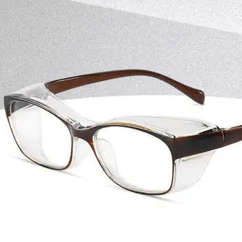 Защитные очки 2/3/5 с прозрачными линзами, защищающими от запотевания, устойчивые к ультрафиолетовому излучению черного цвета